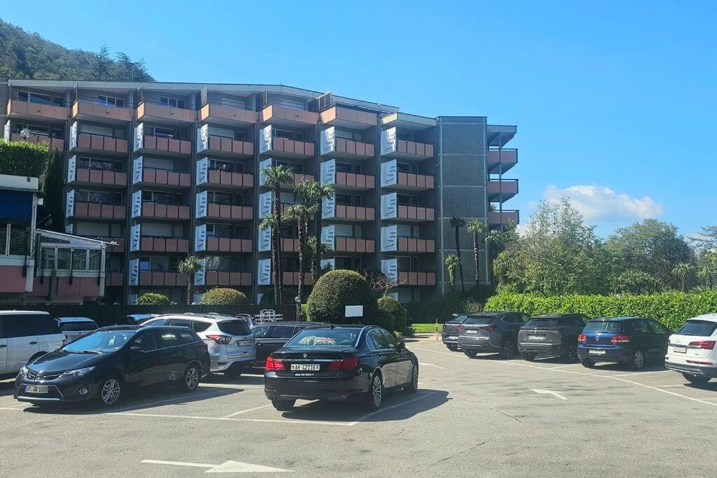Idyllische Ferienwohnung In Bissone Luaran gambar
